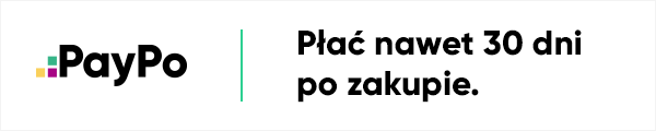 Banner dostawcy płatności 'PayPo' z informacją 'płać nawet 30 dni po zakupie.'